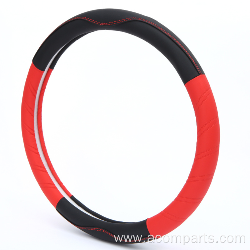 New Universal Fiber Leather Car Steering Wheel Cover